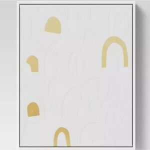 16" x 20" Rainbow Framed Wall Canvas Gold - Threshold™